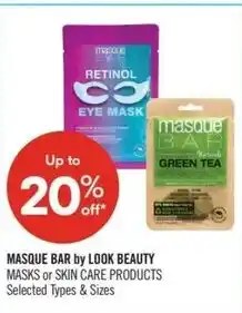 Shoppers Drug Mart Masque bar by look beauty offer