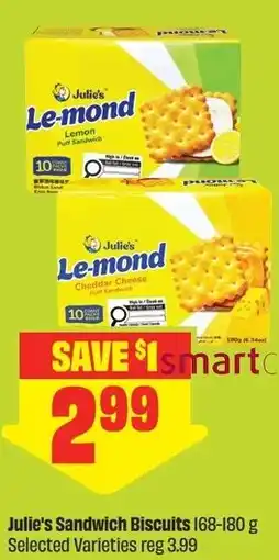 FreshCo Julies Sandwich Biscuits offer