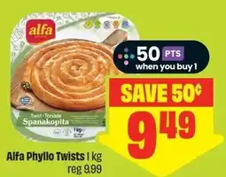 FreshCo Alfa Phyllo Twists offer