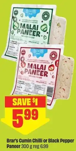 FreshCo Brars Cumin Chilli or Black Pepper Paneer offer