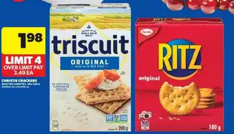 Real Canadian Superstore Christie crackers offer