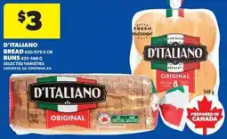 Real Canadian Superstore D italiano bread buns offer