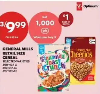 Real Canadian Superstore General mills retail size cereal offer