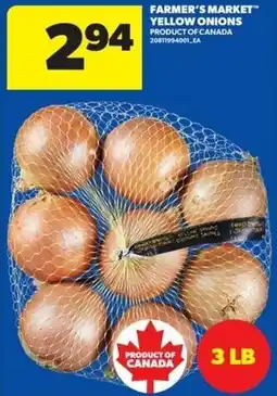 Real Canadian Superstore Farmers market yellow onions offer