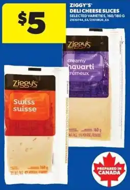 Real Canadian Superstore Ziggys deli cheese slices offer