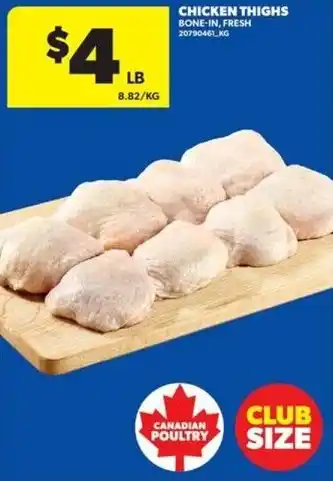 Real Canadian Superstore Chicken thighs offer