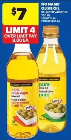 Real Canadian Superstore No name olive oil offer