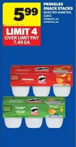 Real Canadian Superstore Pringles snack stacks offer
