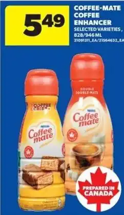 Real Canadian Superstore Coffee mate coffee enhancer offer