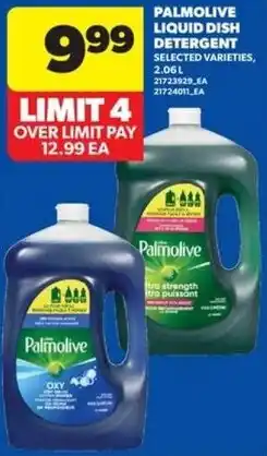 Real Canadian Superstore Palmolive liquid dish detergent offer