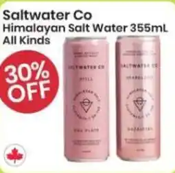 Healthy Planet Saltwater Co Himalayan Salt Water offer