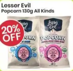 Healthy Planet Lesser Evil Popcorn All Kinds offer