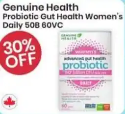 Healthy Planet Genuine Health Probiotic Gut Health Womens Daily 50B 60VC offer