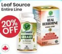 Healthy Planet Leaf Source Entire Line offer