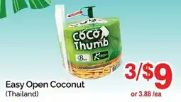 T&T Supermarket Easy Open Coconut offer