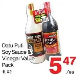 T&T Supermarket Datu Puti Soy Sauce & Vinegar Value Pack offer