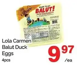 T&T Supermarket Lola Carmen Balut Duck Eggs offer