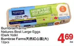 T&T Supermarket Burnbrae Farms Natures Best Large Eggs offer
