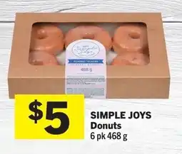 IGA Simple joys donuts 6 pk offer