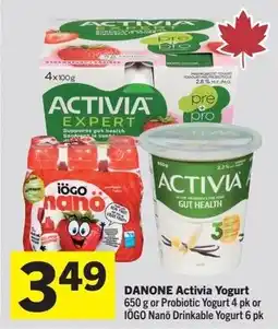 IGA Danone activia yogurt offer