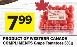 IGA Product of western canada compliments grape tomatoes offer