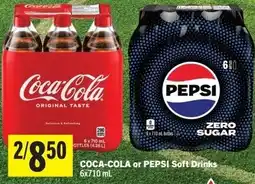 IGA Coca-cola or pepsi soft drinks offer