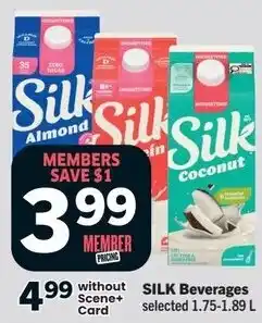 IGA Silk beverages selected offer