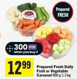 IGA Prepared Fresh Daily Fruit or Vegetable Carousel offer