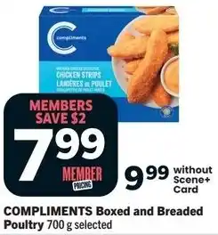 IGA Compliments boxed and breaded poultry offer