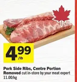 IGA Pork Side Ribs, Centre Portion Removed offer