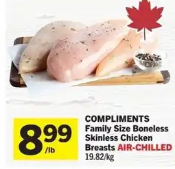 IGA Compliments family size boneless skinless chicken breasts offer