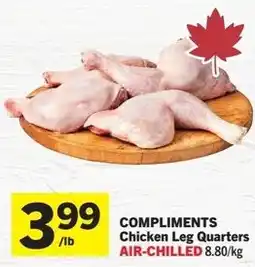 IGA Compliments chicken leg quarters offer