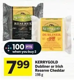 IGA Kerrygold dubliner or irish reserve cheddar offer