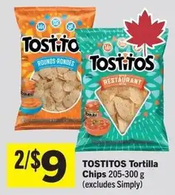 IGA Tostitos tortilla chips offer