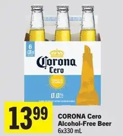 IGA Corona cero alcohol-free beer offer