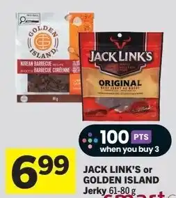IGA Jack link's or golden island jerky offer