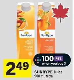 IGA Sunrype juice offer