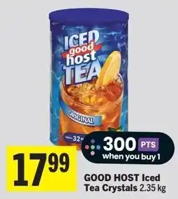 IGA Good host iced tea crystals offer