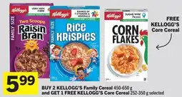 IGA Kellogg's family cereal offer