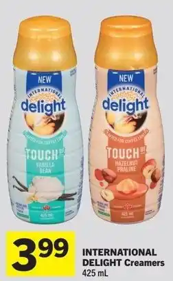 IGA International delight creamers offer