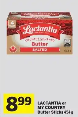 IGA Lactantia or my country butter sticks offer