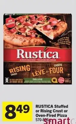 IGA Rustica stuffed or rising crust or oven-fired pizza offer