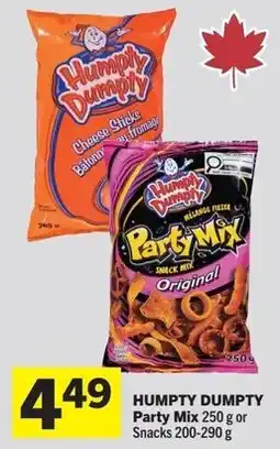 IGA Humpty dumpty party mix or snacks offer