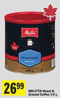 IGA Melitta roast & ground coffee offer