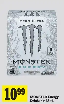 IGA Monster energy drinks offer