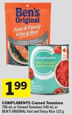 IGA Compliments canned tomatoes offer