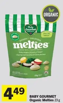 IGA Baby gourmet organic melties offer