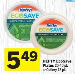 IGA Hefty ecosave plates or cutlery offer