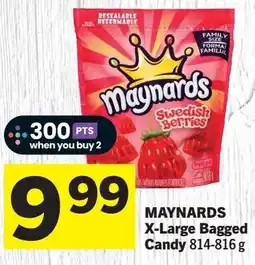 IGA Maynards x-large bagged candy offer
