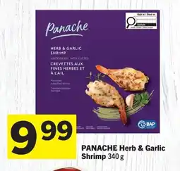 IGA Panache herb & garlic shrimp offer